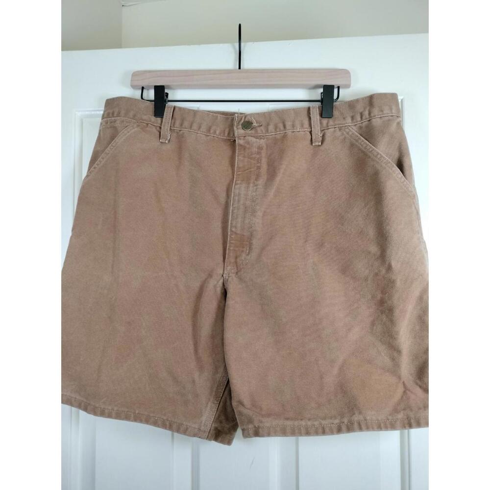 VTG 1999 Carhartt B25 BRN Carpenter Shorts Mens 40 (Measures 37) Made in‎ USA